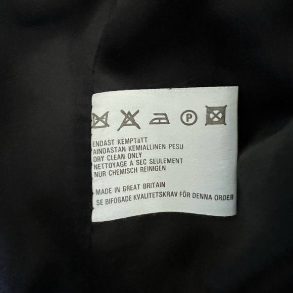 FEMINELLA Wool, Cashmere, Angora Blend Coat Made in
England Size L - Picture 10 of 12